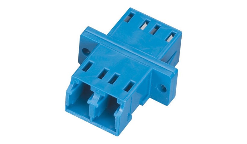 Black Box FOT126 Fiber Optic Coupling - Single Mode, Duplex & Ceramic Sleeve & Plastic Flange