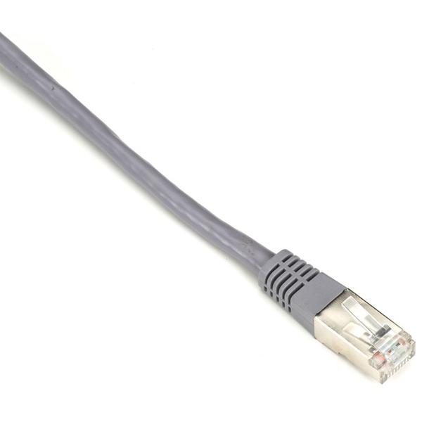 Picture of Black Box EVNSL0272GY-0005 5 ft. 250 MHz CAT6 Molded Slimline Stranded Shielded Ethernet Patch Cable&#44; Gray