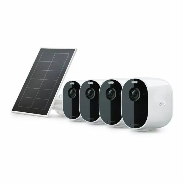 Picture of Arlo Technologies VMK2430-1SCNAS Essential Spotlight Camera Plus Solar Panel - 4 Cameras Plus 1 Solar Panel