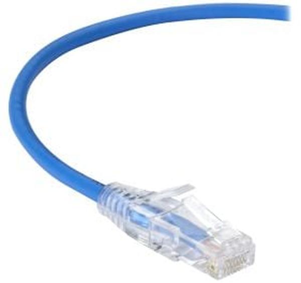 Picture of Black Box C6PC28-BL-15 15 ft. 250 MHz CAT6 Snagless 28 AWG Stranded Unshielded Ethernet Patch Cable&#44; Blue