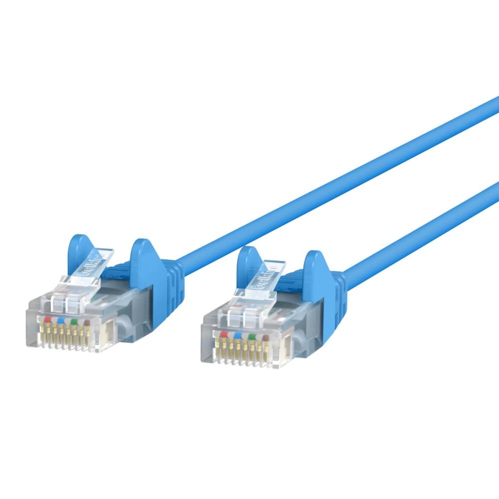 Belkin International CE001B01-BLU-S Patch Cable - Unshielded Twisted - Male Left Gender - Male Right Gender - Set of 2