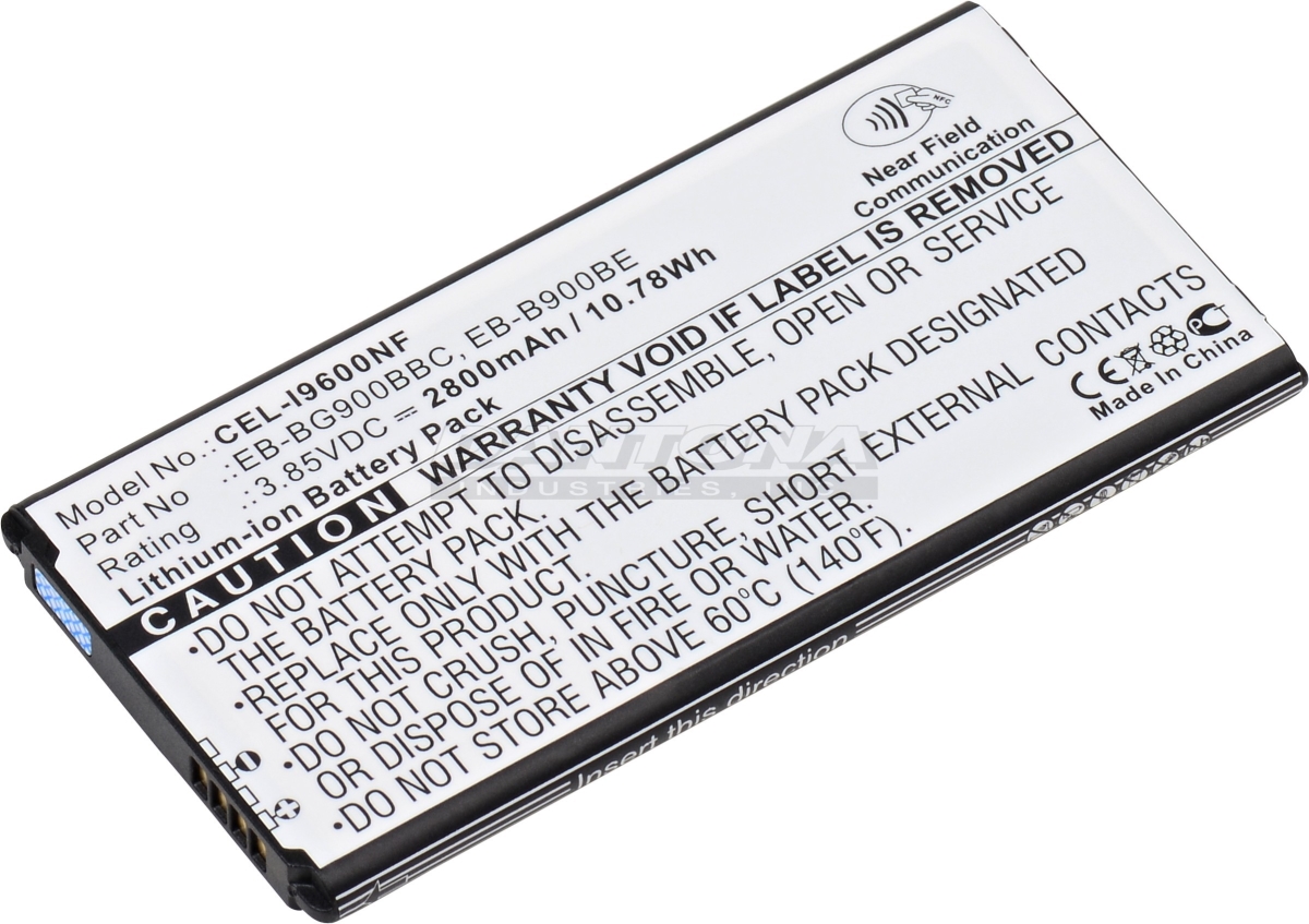 Picture of Dantona Industries CEL-I9600NF 0.22 x 1.7 x 3.3 in. Replacement Cell Phone Battery