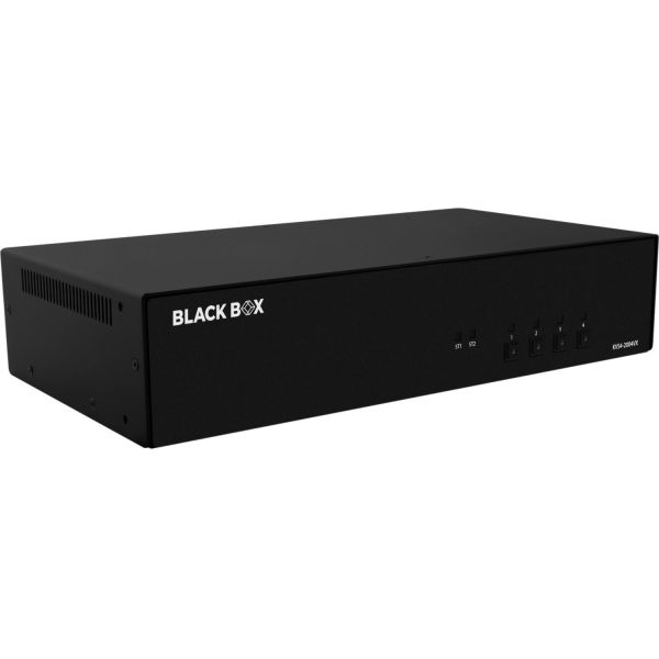 Black Box KVS4-2004VX CAC TAA Secure KVM Switch with 4-Port DisplayPort & Dual-Monitor