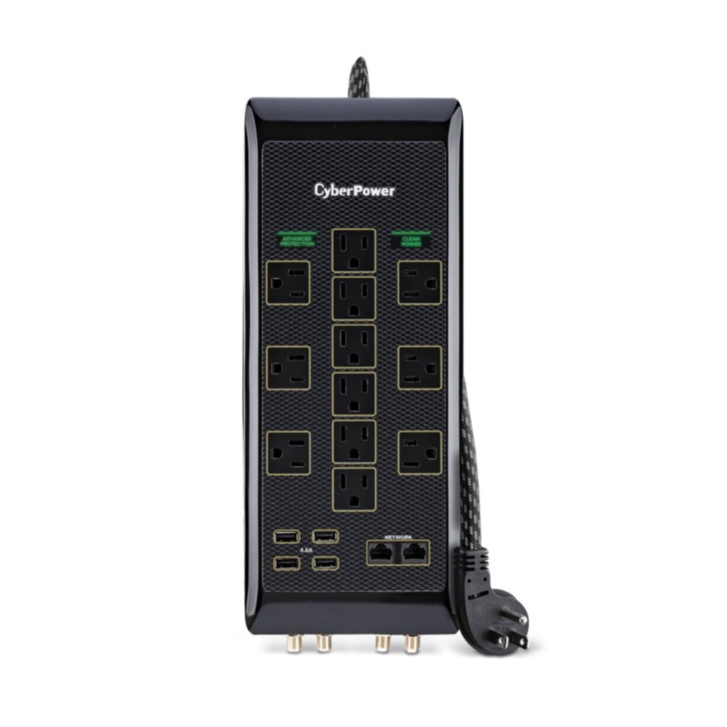 Picture of Cyberpower Systems PBJ5UC Surge Protectors&#44; Black