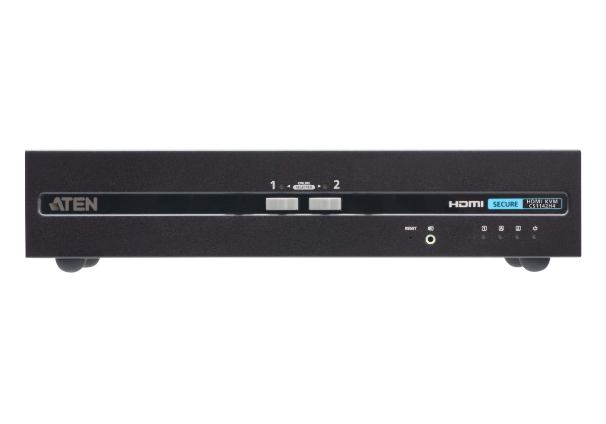 Picture of Aten CS1142H4 2-Port USB HDMI Dual Display PP4.0 Secure KVM Switch