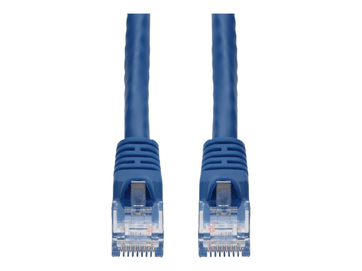Picture of Add-On ADD-9FCAT6A-BE 9 ft. Blue CAT6A PVC Snagless Bubble Boot RJ-45 M-M Ethernet Cable