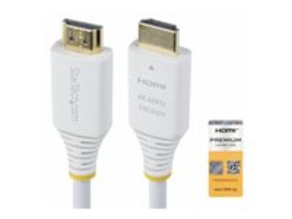 HDMI2-CABLE-4K60-6FW 6 ft. Premium Certified High Speed HDMI Cable