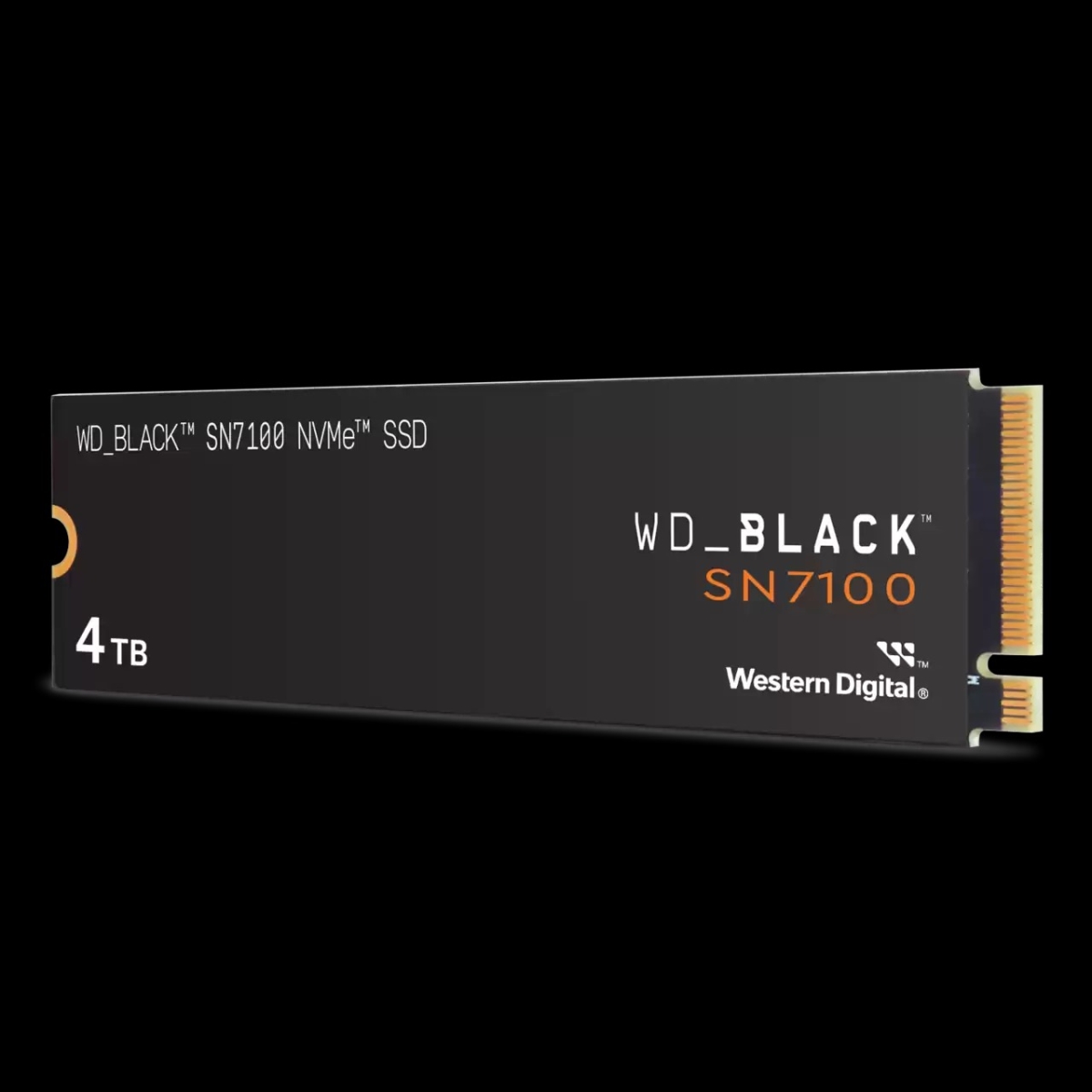 WDS400T4X0E-00CJA0 4000GB WDD SN7100, M.2 2280 SSD, Black