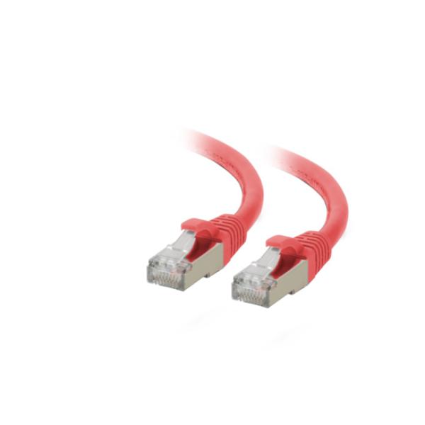 07366 7 ft. CAT6A Snagless Shielded Ethernet Network Patch Cable, Red