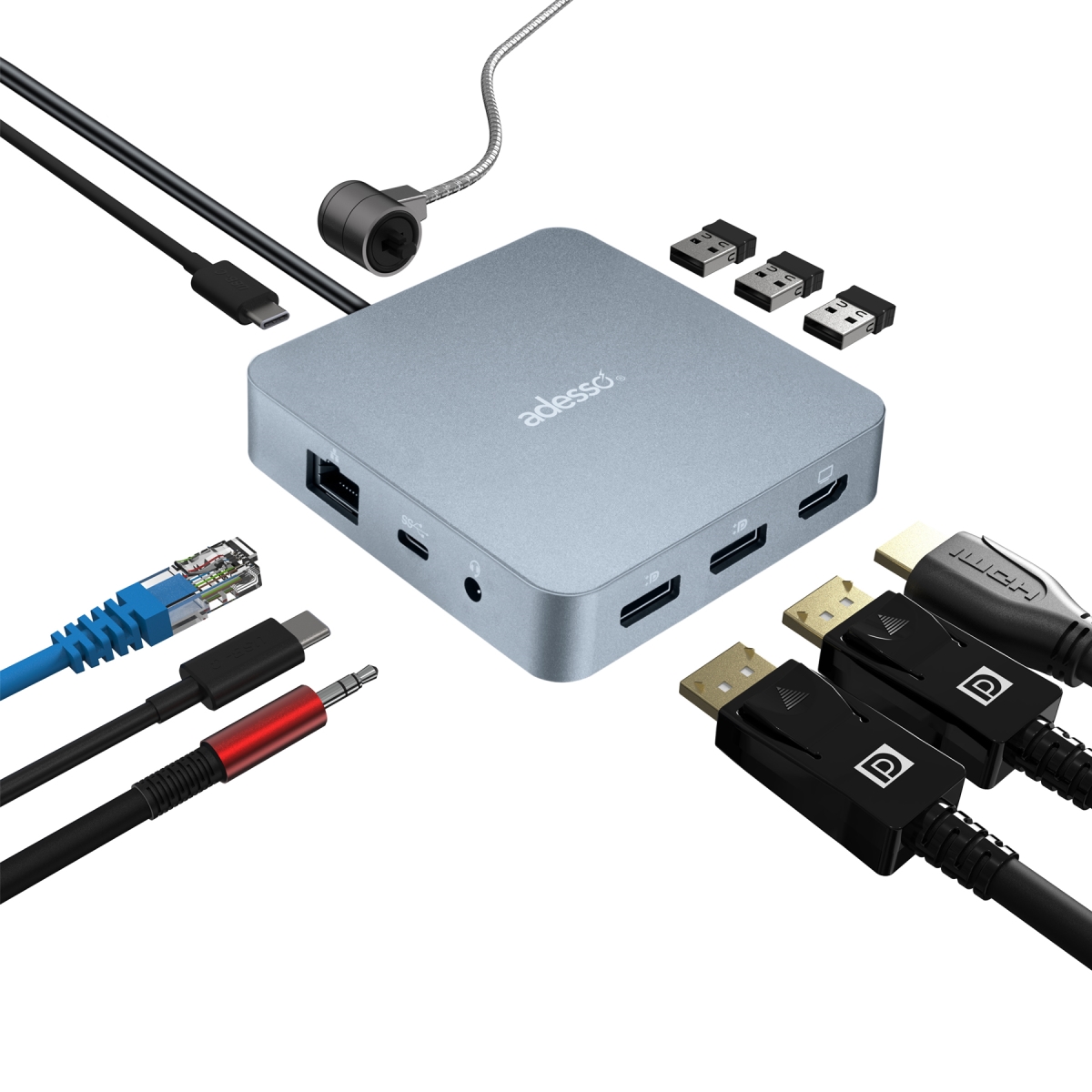 AUH-4051-TAA 11 in. TAA Compliant 1 USC-C Multiport Docking Station