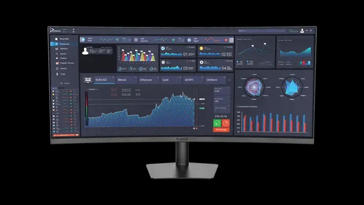 Picture of Planar 998-4078-00 38 in. Curved Ultrawide Monitor