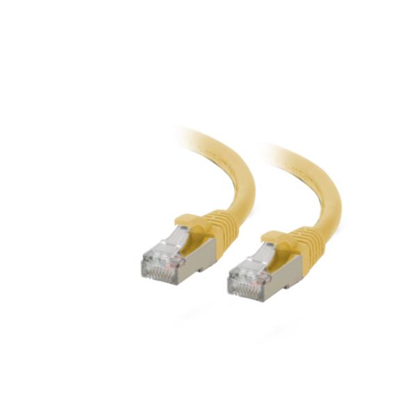 Picture of C2G C2G07381 25 ft. CAT6A Snagless Shielded Ethernet Network Patch Cable&#44; Yellow