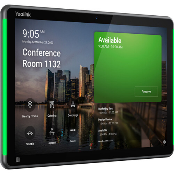 Picture of Yealink ROOMPANEL PLUS BLACK 10.1 in. Room Panel Plus Scheduling Hub for Teams&#44; Black