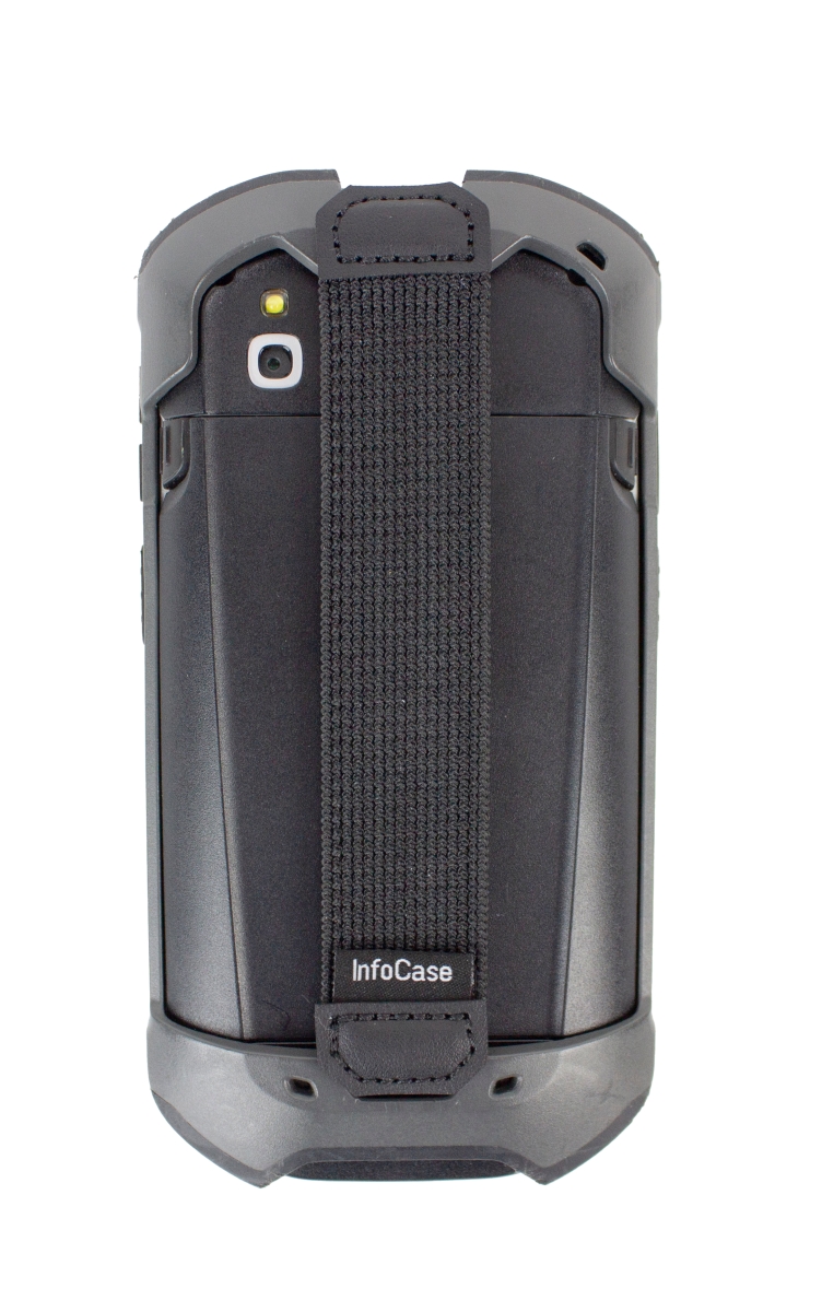 Picture of Infocase FM-HSTP-TC5257 Elastic Hand Strap for Zebra TC52 & TC57 with Boot&#44; Black - Pack of 3