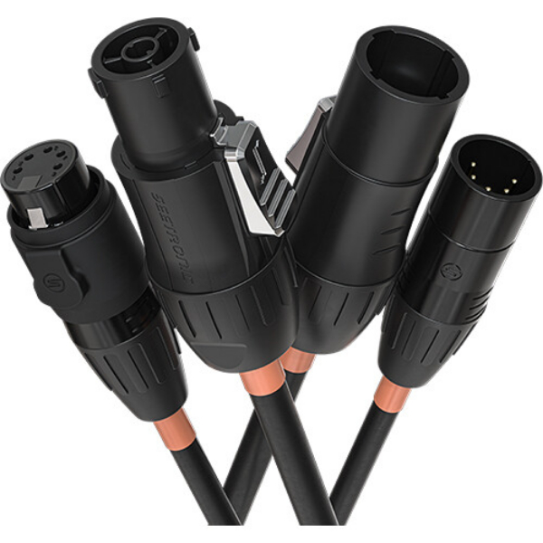 Picture of Chauvet & Sons RIGLINKCOMBO5FT 5 ft. Professional Rig Link TR1 DMX Combo IP Cable