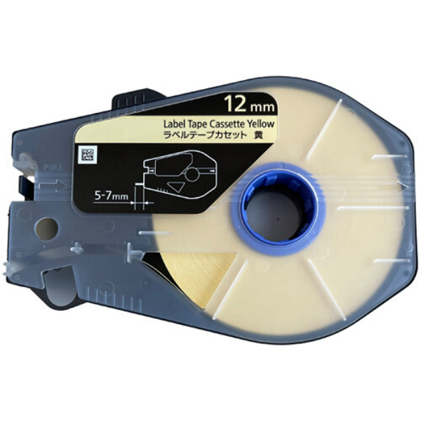 Picture of Canon 5062C003 12 x 30 mm Yellow Label Tape Cassettes for MK3000 & MK5000