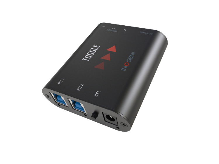 Picture of Inogeni TOGGLE USB 3.0 Devices To 2 Pc Code Switcher&#44; Black