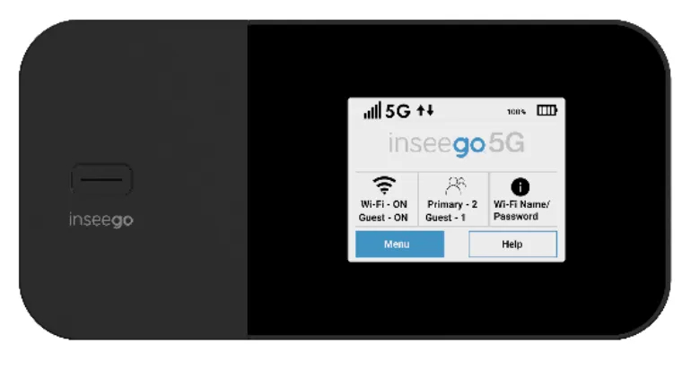 Picture of Inseego 649496 02752 0 LLC MiFi X Pro Hotspot - 5G & 4G LTE&#44; Connect 32 Devices - Black
