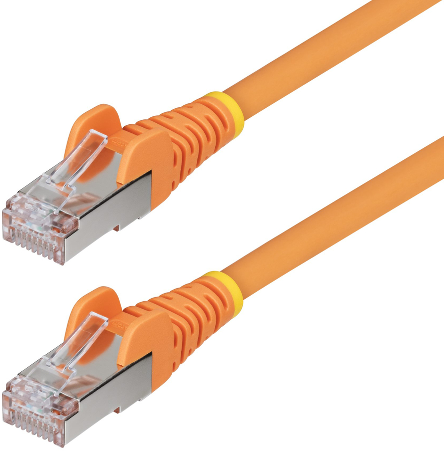 NLOR-6F-CAT6A-PATCH 6 ft. CAT6a Snaggles Ethernet Cable, Orange