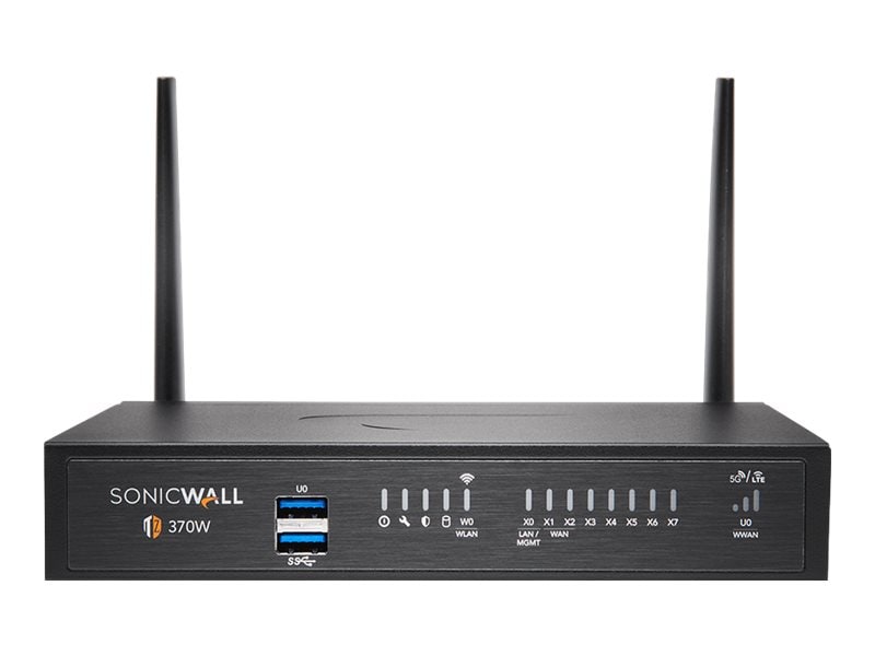Picture of SonicWall 03-SSC-3007 TZ370 Wireless-Ac Intl Secure Upgrade Essential Edition - 3 Year&#44; Black