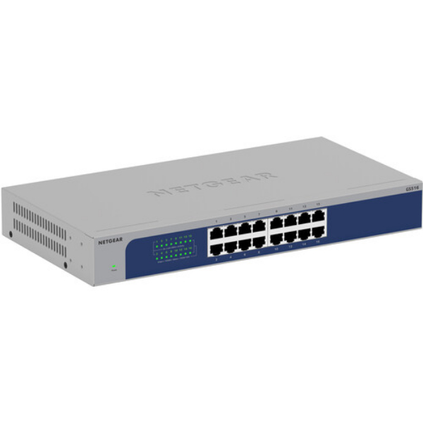 Picture of Netgear GS516-300NAS 16-Port Gigabit Unmanaged Switch