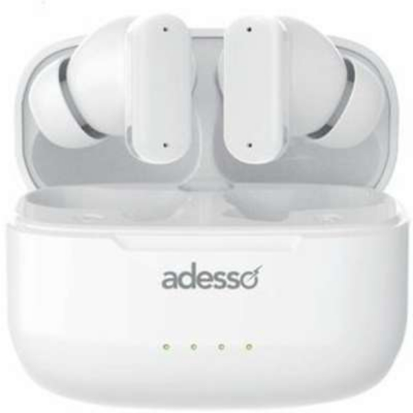 Picture of Adesso XTREAMT2 Bluetooth ANC Wireless Earbuds with Charging Case - White