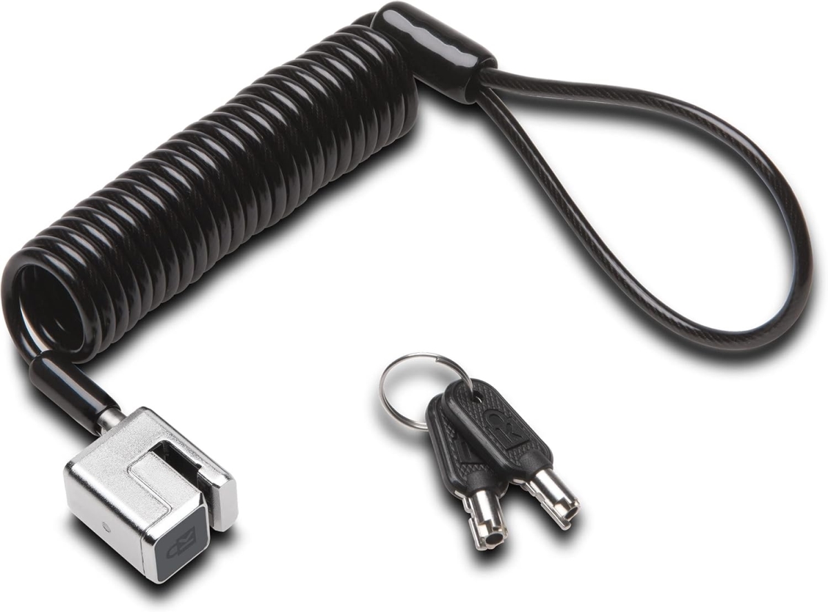 Picture of Kensington K68138WW Portable Keyed Cable Lock for Surface Pro & Go&#44; Black