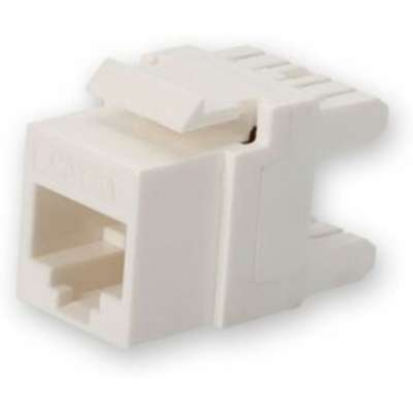 Picture of Add-On ADD-C6AUJK1D28CC-WE CAT6A Keystone Jack UP Punch Down Jack Dual IDC&#44; White