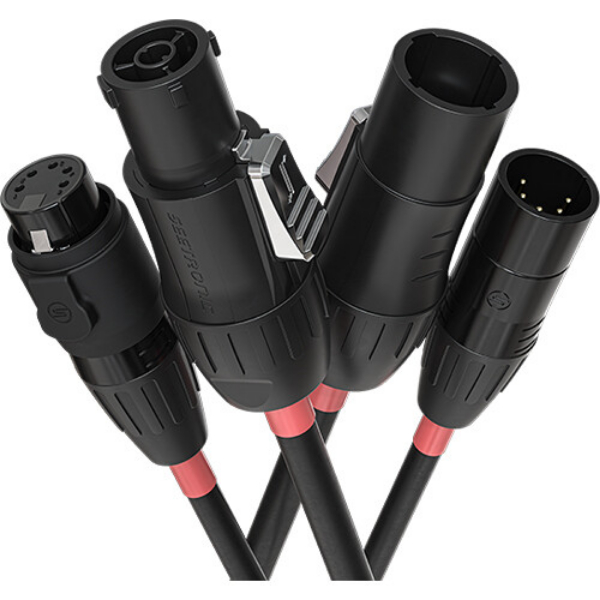 Picture of Chauvet & Sons RIGLINKCOMBO15FT 1.5 ft. Professional Rig Link TR1 DMX Combo IP Cable