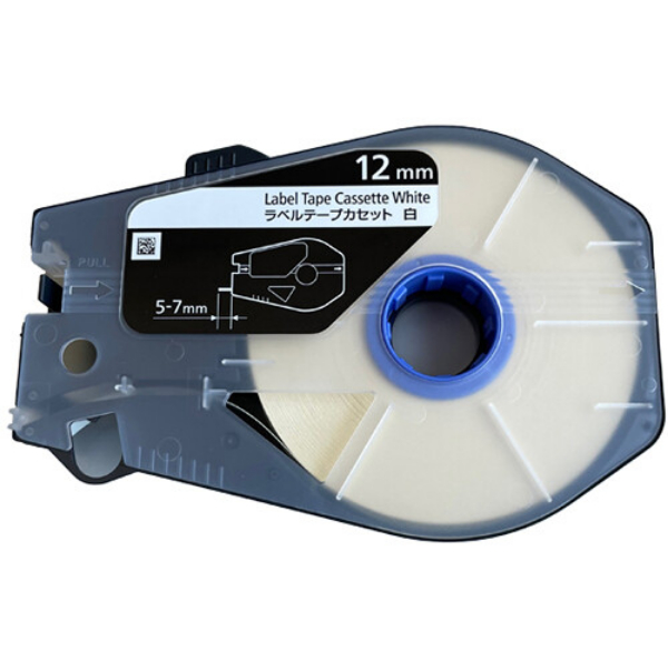 Picture of Canon 5061C003 12 x 30 mm White Label Tape Cassettes for MK3000 & MK5000