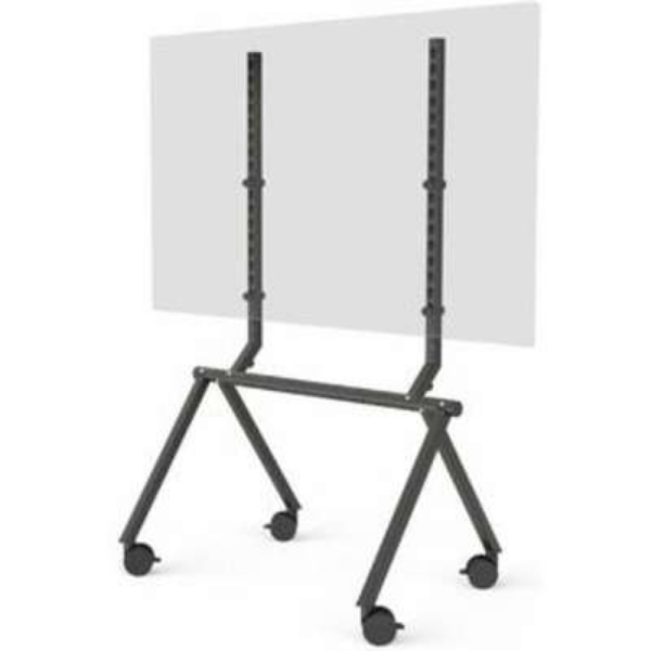 H1040-BK Collaboration Stand Rolling Display Mount for 50 To 75 in. Displays - Black