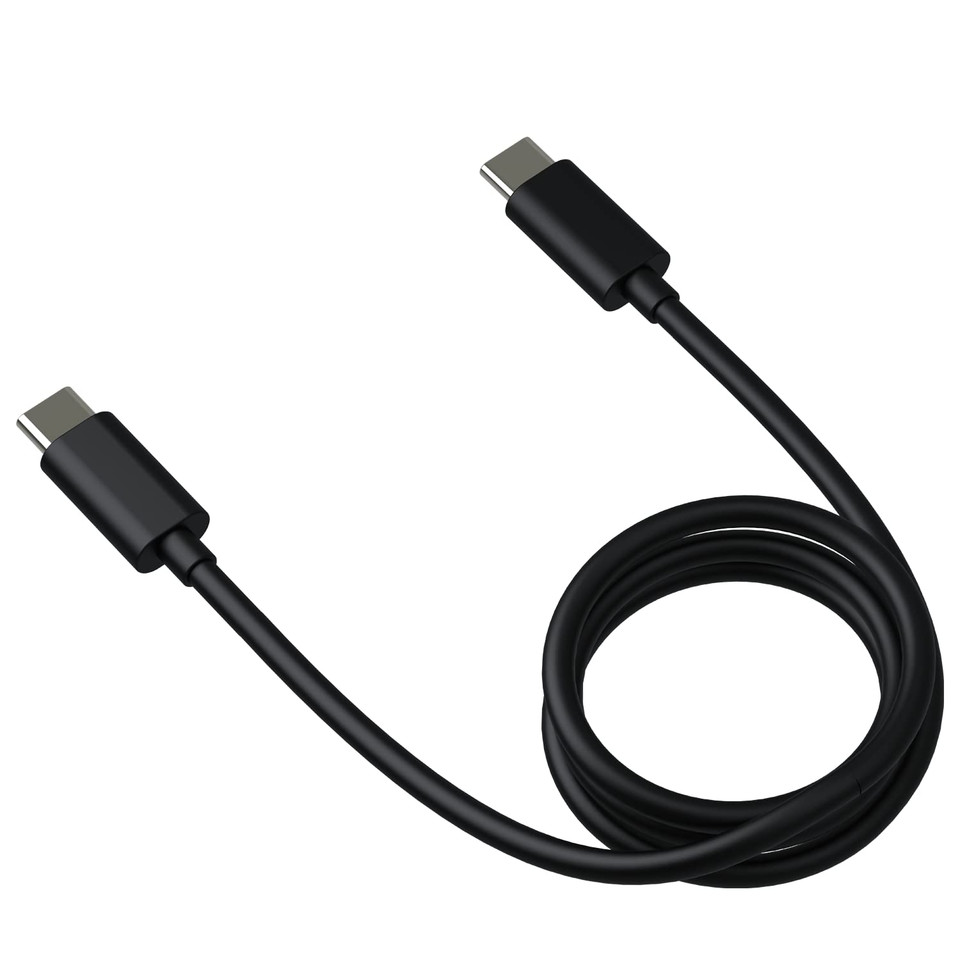 SJC062CCB10ET1 3.3 ft. 6.5A 68W E-Marked USB-C To USB-C Charging Cable - Black