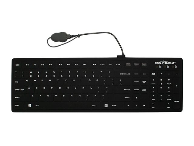 SK104 Silk Pro Keyboard - Cable Connectivity - Mechanical Key Switch - Black