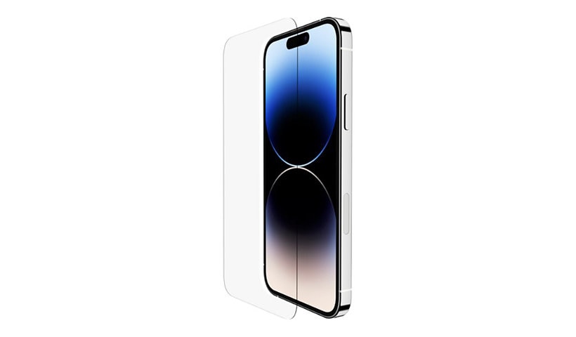 SFA066EC Privacy Anti-Microbial Screen Protector Tempered Glass for iPhone 13 & 13 Pro - Clear