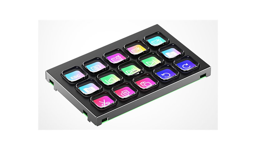 Memory 10GBT9901 Elgato Stream Deck Module - 15 Keys Keypad Input Device - Black