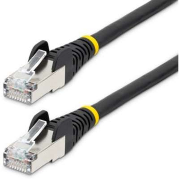 NLBK-9F-CAT6A-PATCH 9 ft. LSZH CAT6A 10GBE Network Patch Ethernet Cable - Black