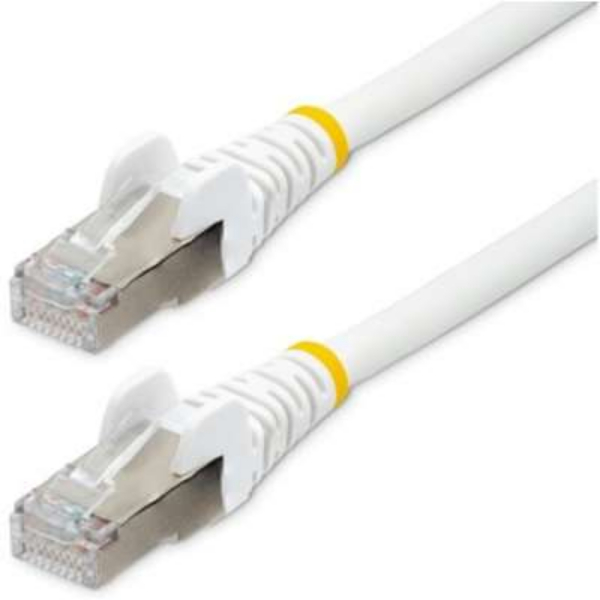 NLWH-5F-CAT6A-PATCH 5 ft. LSZH CAT6A 10GBE Network Patch Ethernet Cable - White