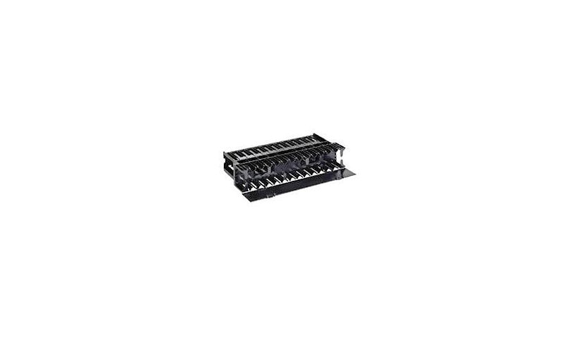 NCMHF1 1 RU Horizontal Cable Manager - Black