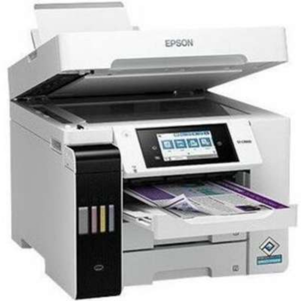 Epson C11CJ28202 Workforce Pro ST-C5500 Super Tank Color Wired & Wireless Inkjet Multifunction Printer - White