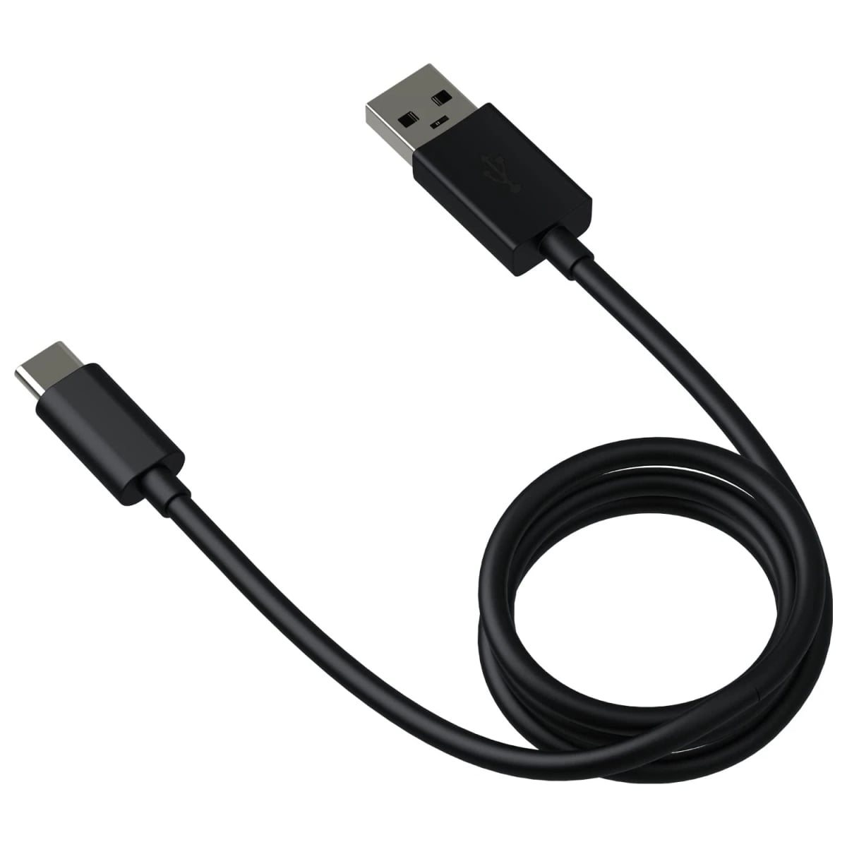 SJ6473A 3.3 ft. USB-A to USB-C Charging Cable - Black