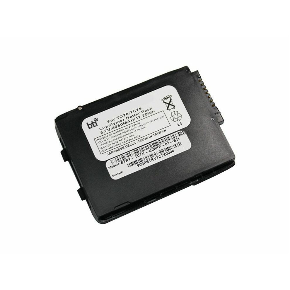 BTRY-TC7X-46MPP-01-BTI 3.7V 4650 mAh 17.20W Li-ion Scanner Battery for Zebra