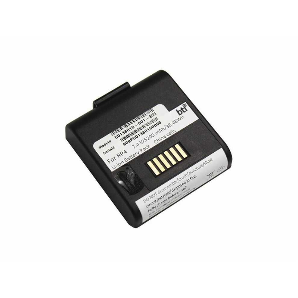 50138010-001-BTI 7.4V 5200 mAh 38.48W Li-ion Scanner Battery for Honeywell