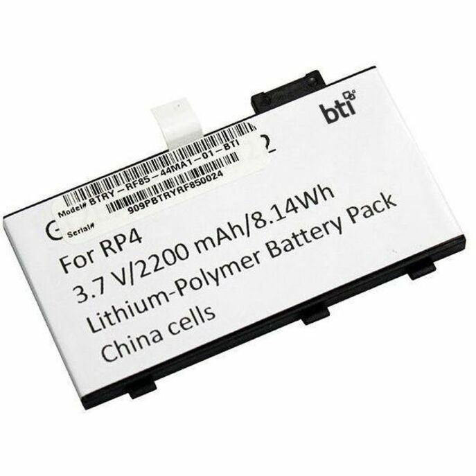 BTRY-RF85-44MA1-01-BTI 3.7V 2200 mAh 8.14W Li-ion Scanner Battery for Zebra