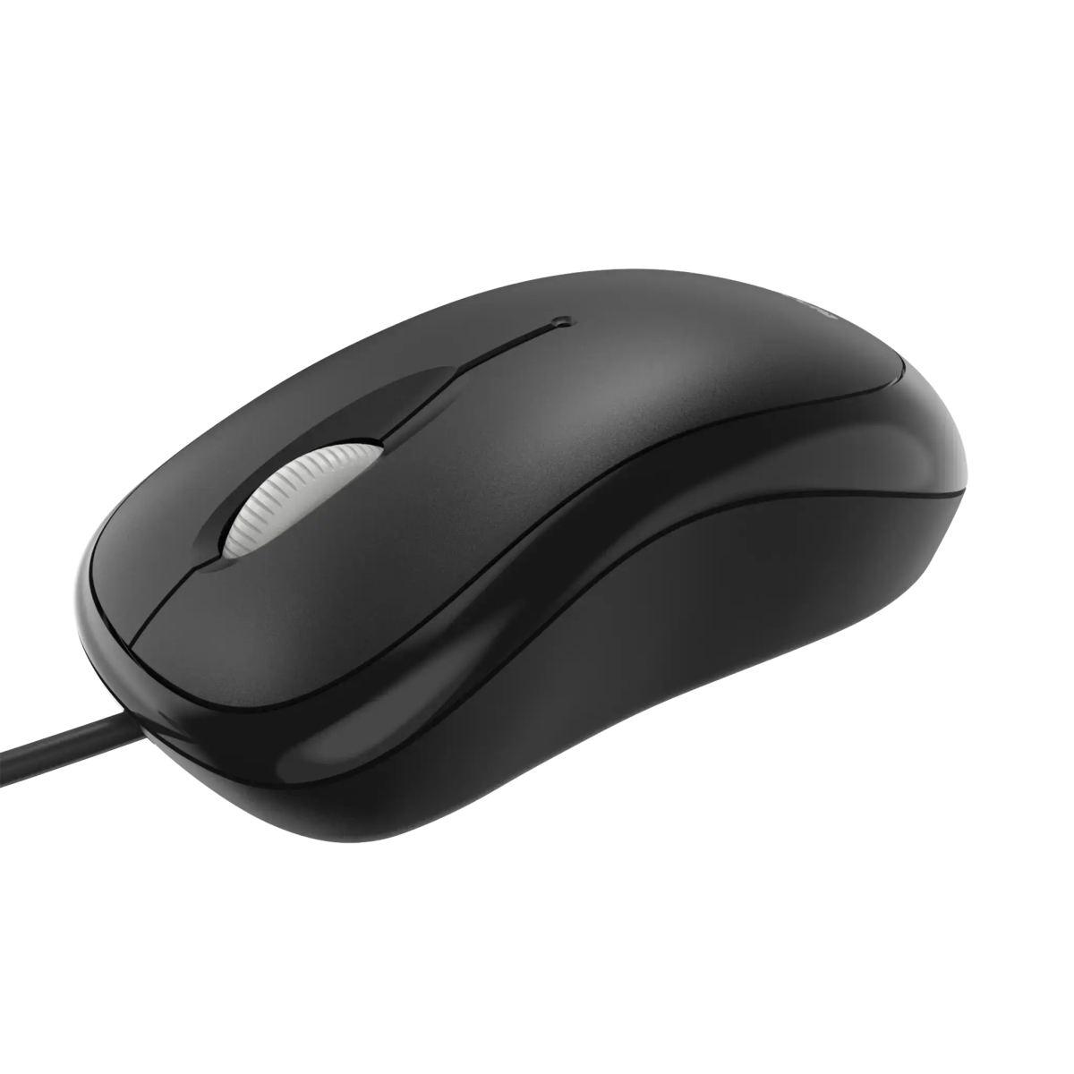 P58-00063 Wired USB-A Basic Optical Mouse, Black