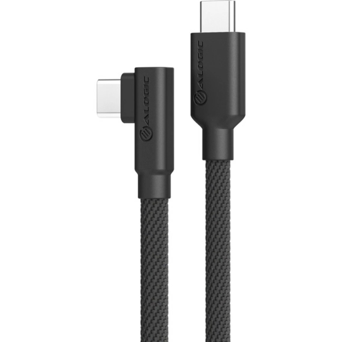 ELPRACC02-BK 2 m Elements Pro Right Angle USB-C to USB-C Male to Male Cable, Black