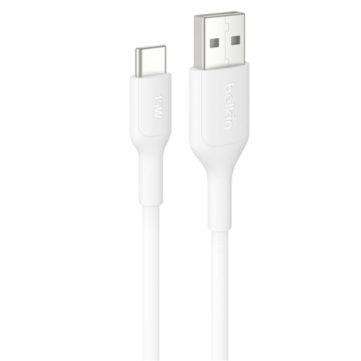 CAB021FQ1MWH 3.3 ft. Eco Braided USB-A to USB-C Cable - White