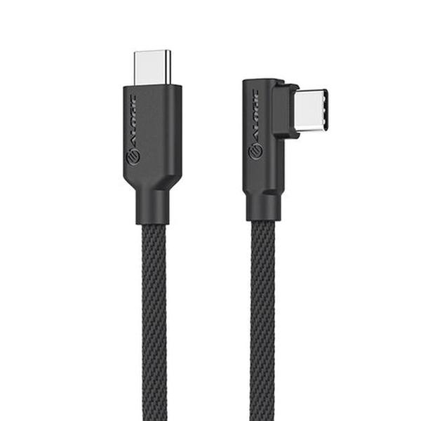 ELPRACC01-BK 1 m Elements Pro Right Angle USB-C to USB-C Male to Male Cable, Black
