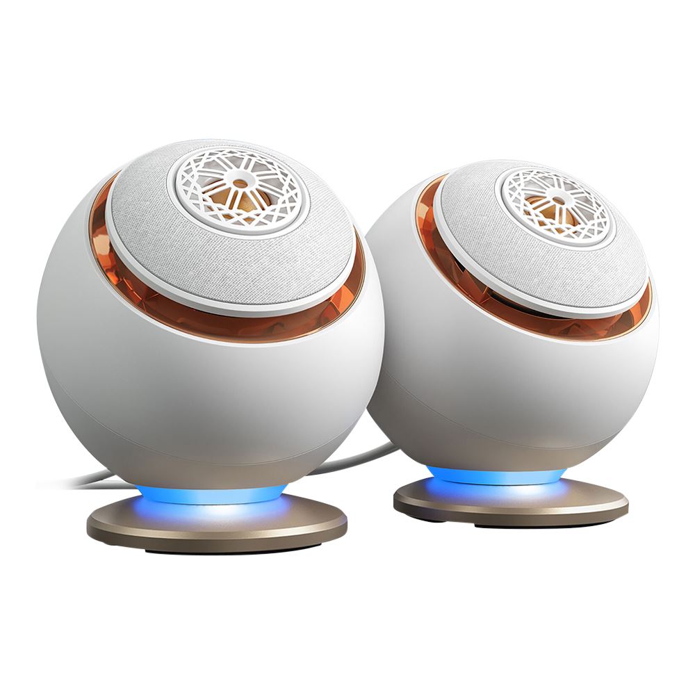 51MF1720AA001 Pebble Nova Desktop Audio Speakers, White