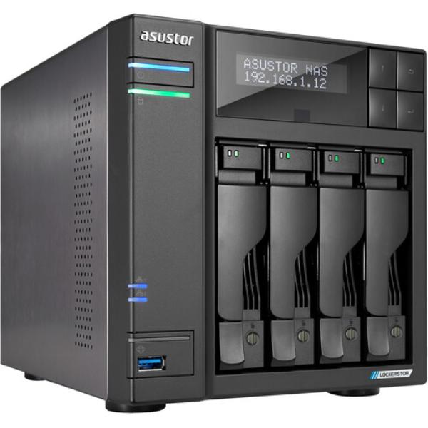 AS6704T V2 Lockerstor 4 Gen2 Plus 4-Bay NAS Enclosure
