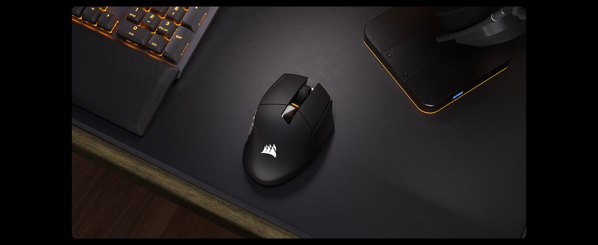 Memory CH-9314311-NA Scimitar Elite Wireless Gaming Mouse with Backlit RGB LED & 26000 DPI